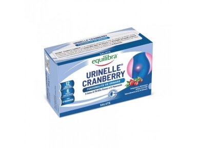 EQUILIBRA maisto papildas Urinelle spanguolės, 12 pakelių, 24 g EQUILIBRA maisto papildas Urinelle spanguolės, 12 pakelių, 24 g