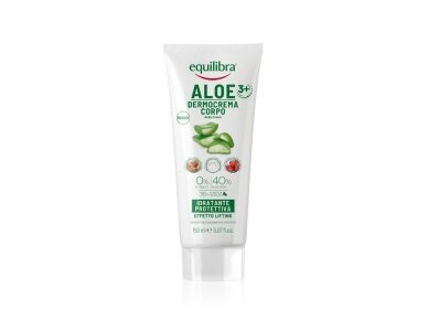 EQUILIBRA Aloe 3+ kūno dermo-kremas drėkinamasis, 150 ml EQUILIBRA Aloe 3+ kūno dermo-kremas drėkinamasis, 150 ml
