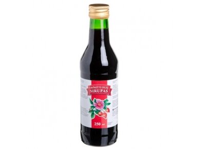 Erškėtuogių sirupas, 250 ml Erškėtuogių sirupas, 250 ml