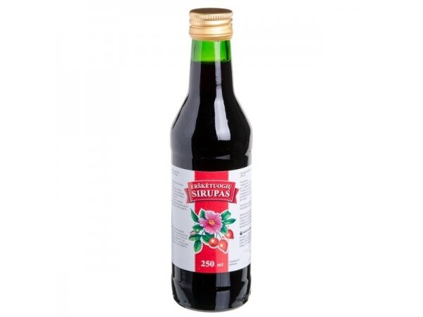 Erškėtuogių sirupas, 250 ml Erškėtuogių sirupas, 250 ml