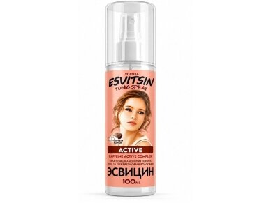 Esvitsin Active tonikas-purškiklis - kofeino kompleksas, 100 ml - VITATEKA Esvitsin Active tonikas-purškiklis - kofeino kompleksas, 100 ml - VITATEKA