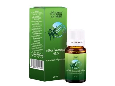 Eterinių aliejų kompozicija “Inhaliacijoms” 10 ml. Eterinių aliejų kompozicija “Inhaliacijoms” 10 ml.