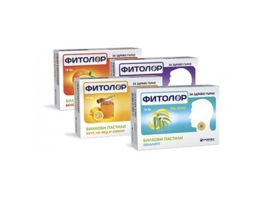 FITOLOR CITRINŲ IR MEDAUS SKONIO PASTILĖS N18 FITOLOR CITRINŲ IR MEDAUS SKONIO PASTILĖS N18