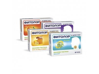 FITOLOR CITRINŲ IR MEDAUS SKONIO PASTILĖS N18 FITOLOR CITRINŲ IR MEDAUS SKONIO PASTILĖS N18