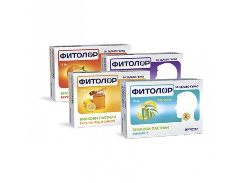FITOLOR CITRINŲ IR MEDAUS SKONIO PASTILĖS N18