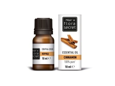 FLORA SECRET cinamono eterinis aliejus, 10 ml