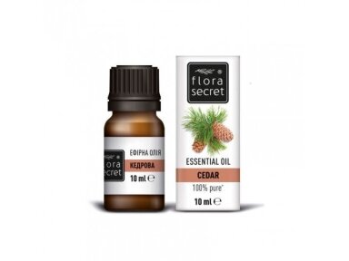 FLORA SECRET kedrų eterinis aliejus, 10 ml