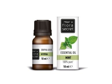 FLORA SECRET mėtų eterinis aliejus, 10 ml FLORA SECRET mėtų eterinis aliejus, 10 ml