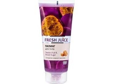 FRESH JUICE Kūno šveitiklis “Passion Fruit&Brown sugar” 200ml FRESH JUICE Kūno šveitiklis “Passion Fruit&Brown sugar” 200ml