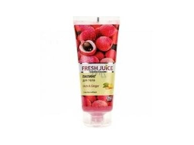 FRESH JUICE Kūno šveitiklis LITCHI & GINGER 200 ml. FRESH JUICE Kūno šveitiklis LITCHI & GINGER 200 ml.