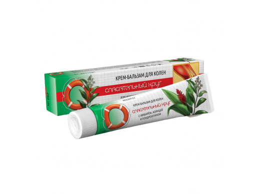 Gelbėjimo ratas® Kremas-balzamas keliams su imbieru, cinamonu ir chondroitinu , 50g.