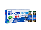 Maisto papildas GINKGO ULTRA 500 MAGNESIUM 10 buteliukų po 10 ml Maisto papildas GINKGO ULTRA 500 MAGNESIUM 10 buteliukų po 10 ml