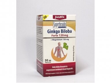 GINKGO BILOBA FORTE + MAGNIS 50 KAP. "JUTAVIT' GINKGO BILOBA FORTE + MAGNIS 50 KAP. "JUTAVIT'