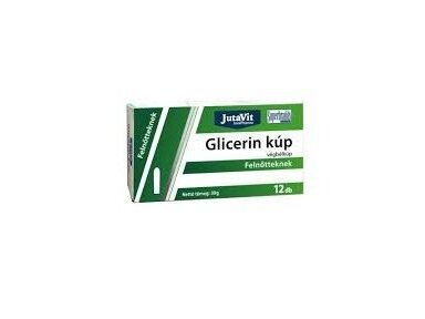 Glicerino žvakutės nuo vidurių užkietėjimo 2,5 g, 12 žvakučių Jutavit Glicerino žvakutės nuo vidurių užkietėjimo 2,5 g, 12 žvakučių Jutavit