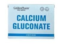 „Golden Pharm“ kalcio gliukonatas 600 mg, 24 tabletės
