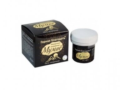 Gornaja blagodat išgrynintas Altajaus MUMIJO (SHILAJIT), 30 gr. Gornaja blagodat išgrynintas Altajaus MUMIJO (SHILAJIT), 30 gr.