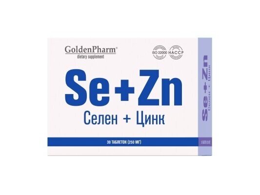 GoldenPharm Selenas+Cinkas nr.30 GoldenPharm Selenas+Cinkas nr.30