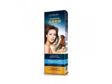 HORSE LINE Originalus šampūnas plaukų stiprinimui, apimčiai ir žvilgesiui, 200 ml