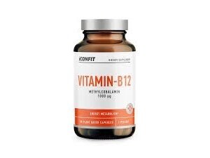 ICONFIT Maisto Papildas Vitaminas B12 90 Kapsulių ICONFIT Maisto Papildas Vitaminas B12 90 Kapsulių