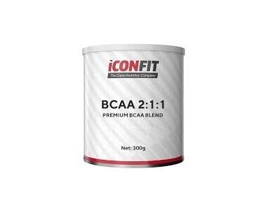 ICONFIT BCAA 2:1:1 Amino Rūgštys (300 gr.) obuolių skonio ICONFIT BCAA 2:1:1 Amino Rūgštys (300 gr.) obuolių skonio