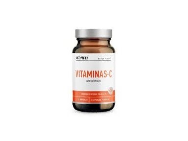 ICONFIT Maisto Papildas Vitaminas C (ne-rūgštus) 90 kaps.
