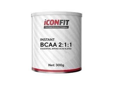 ICONFIT BCAA 2:1:1 Amino Rūgštys (300 gr.) Spanguolių skonio ICONFIT BCAA 2:1:1 Amino Rūgštys (300 gr.) Spanguolių skonio