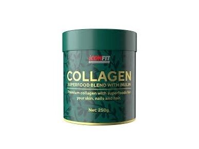 ICONFIT Colagen Supermaistas 250 gr. (Aviečių -Juodųjų serbentų skonio) ICONFIT Colagen Supermaistas 250 gr. (Aviečių -Juodųjų serbentų skonio)