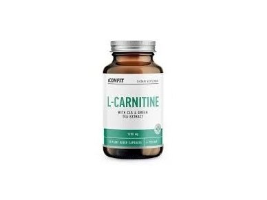 ICONFIT Maisto Papildas L-CARNITINE su CLA ir žaliosios arbatos ekstraktu 90 kapsulių ICONFIT Maisto Papildas L-CARNITINE su CLA ir žaliosios arbatos ekstraktu 90 kapsulių