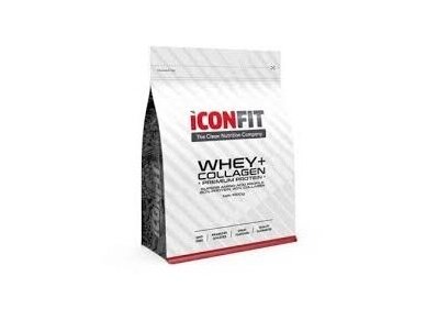 ICONFIT WHEY+ Kolagenas • Premium Baltymai•1 kg. ( Šokolado skonio)