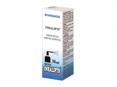INHALIPTS purškalas 30 ml. INHALIPTS purškalas 30 ml.