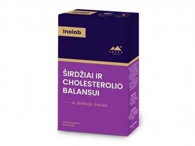Inolab širdžiai ir cholesterolio balansui N30 Inolab širdžiai ir cholesterolio balansui N30