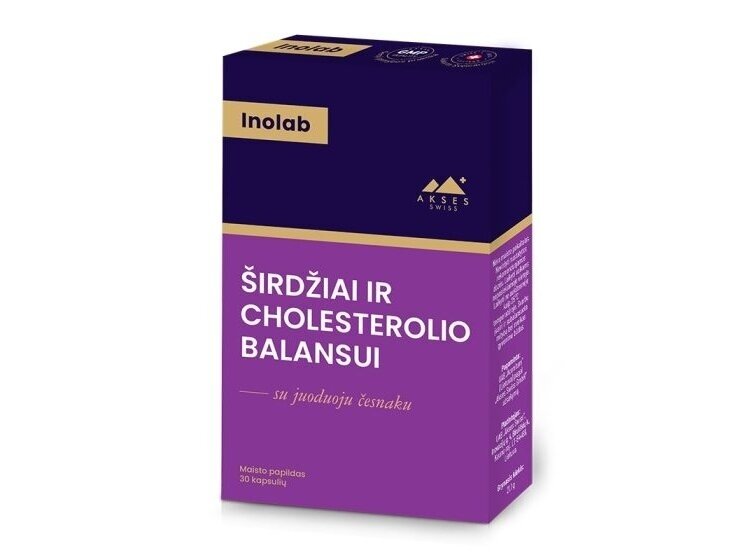 Inolab širdžiai ir cholesterolio balansui N30