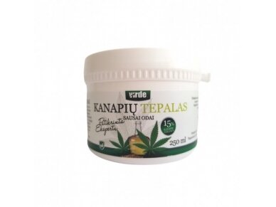 Kanapių tepalas sausai odai, 250 ml Kanapių tepalas sausai odai, 250 ml