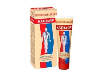 „KAPILAR“ KREMAS BALZAMAS KŪNUI, 75 ml. „KAPILAR“ KREMAS BALZAMAS KŪNUI, 75 ml.