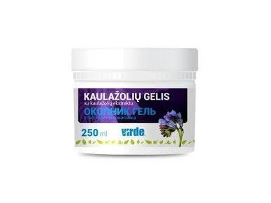 Kaulažolės gelis VIRDE 250 ml. Kaulažolės gelis VIRDE 250 ml.