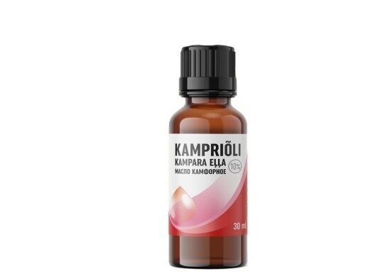 Kamparo aliejus 30 ml.