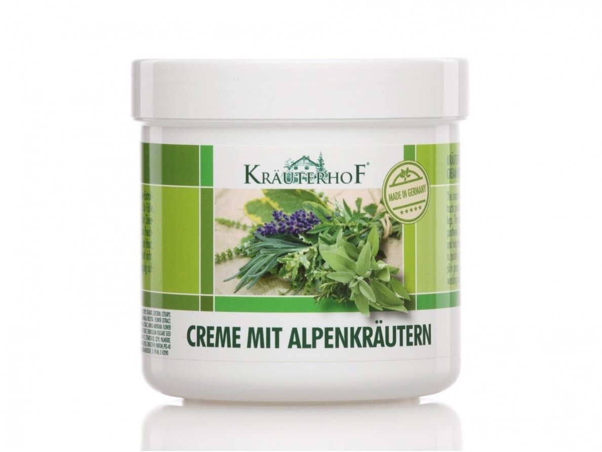 Kojų kremas su Alpių žolelėmis Kräuterhof, 250 ml Kojų kremas su Alpių žolelėmis Kräuterhof, 250 ml