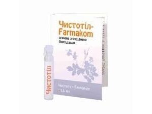 Kosmetikos gaminys ČISTOTEL-FARMAKOM 1.5ml Kosmetikos gaminys ČISTOTEL-FARMAKOM 1.5ml
