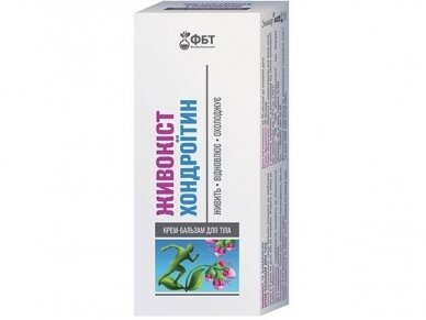 Kremas-balzamas kūnui ŽIVOKOST CHONDROITIN FBT 75 ml Kremas-balzamas kūnui ŽIVOKOST CHONDROITIN FBT 75 ml