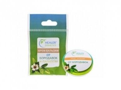 Kremas-balzamas prieš karpas ir papilomas HEALER Cosmetics 10g Kremas-balzamas prieš karpas ir papilomas HEALER Cosmetics 10g