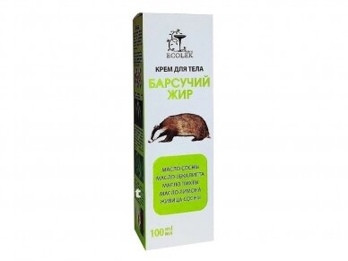 Kremas kūnui BARSUKO TAUKAI, 100 ml. Kremas kūnui BARSUKO TAUKAI, 100 ml.