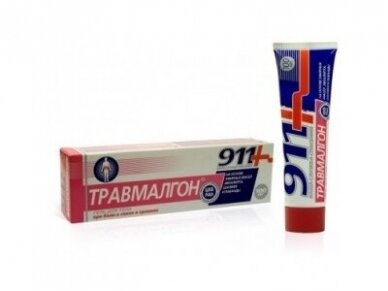 Kūno gelis 911 " Travmalgon " 100 ml Kūno gelis 911 " Travmalgon " 100 ml