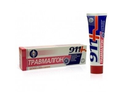 Kūno gelis 911 " Travmalgon " 100 ml Kūno gelis 911 " Travmalgon " 100 ml