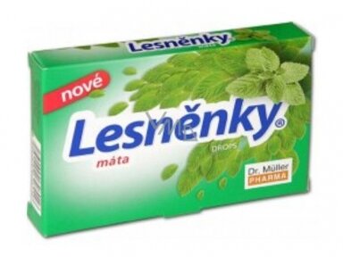 Ledinukai su mėtų al., mentoliu, medumi ir vit. C, 9 pastilės "DR. MULLER" Ledinukai su mėtų al., mentoliu, medumi ir vit. C, 9 pastilės "DR. MULLER"
