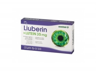 Liuberin + LUTEIN 35mg kaps. N30 Liuberin + LUTEIN 35mg kaps. N30