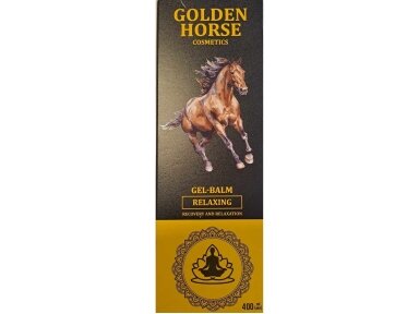 Balzamas - gelis relaksuojantis kūnui GOLDEN HORSE 400ml Balzamas - gelis relaksuojantis kūnui GOLDEN HORSE 400ml