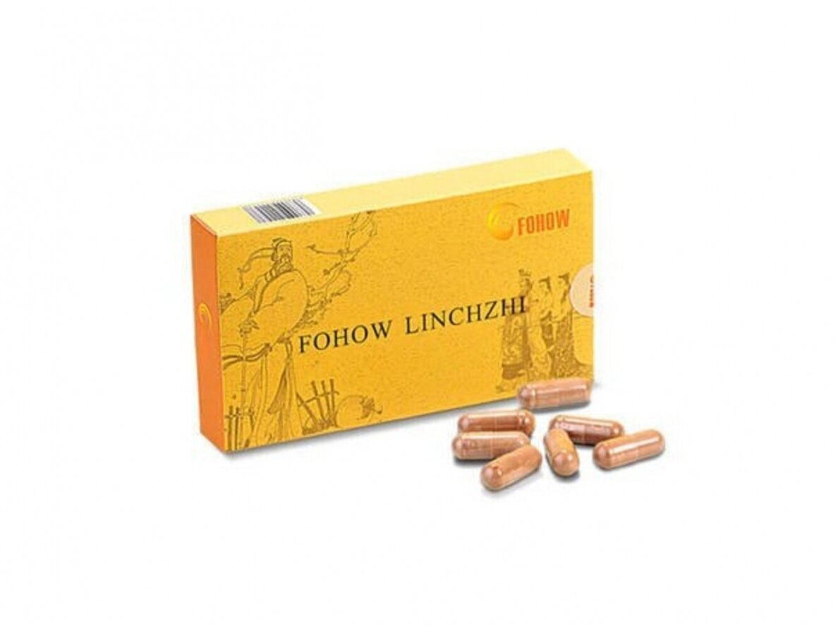 Maisto papildas  „Linčži“ (Fohow Linchzhi), 24 kapsulių