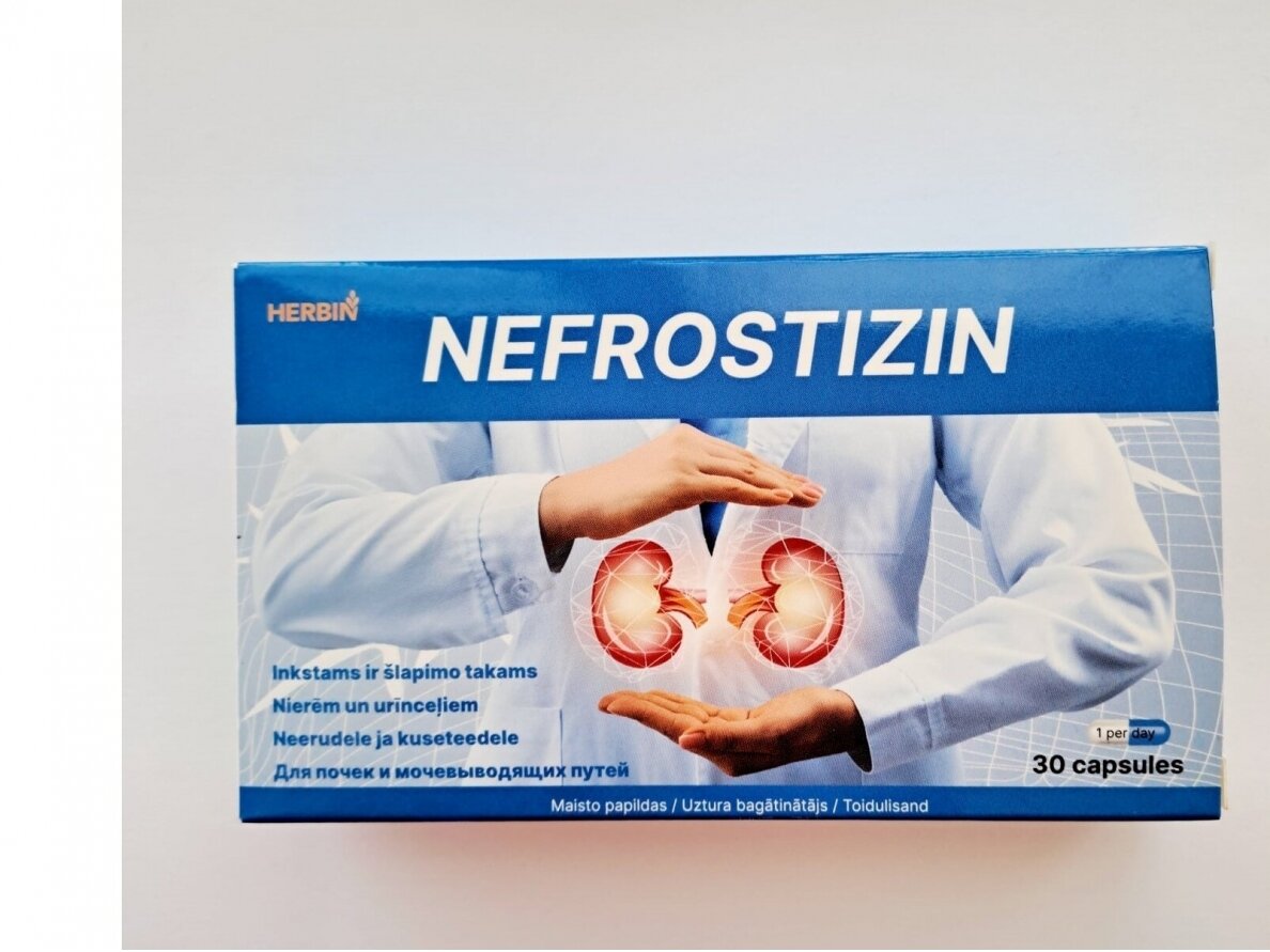 Maisto papildas Nefrostizin 30 kaps. Maisto papildas Nefrostizin 30 kaps.