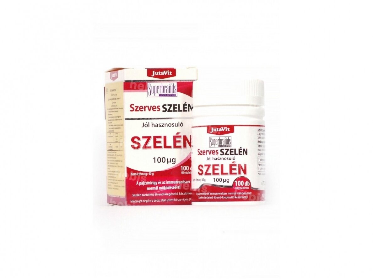 Maisto papildas Organinis selenas 100µg JutaVit N100 1
