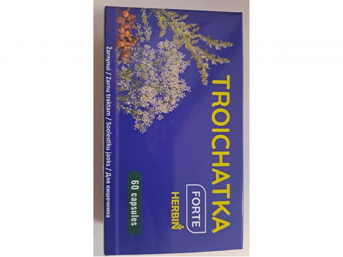 Maisto papildas Troičatka forte 60 kaps. Maisto papildas Troičatka forte 60 kaps.
